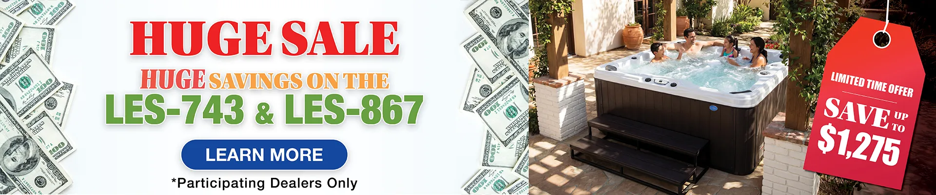 Calspas hot tub being used in a family setting - Scranton